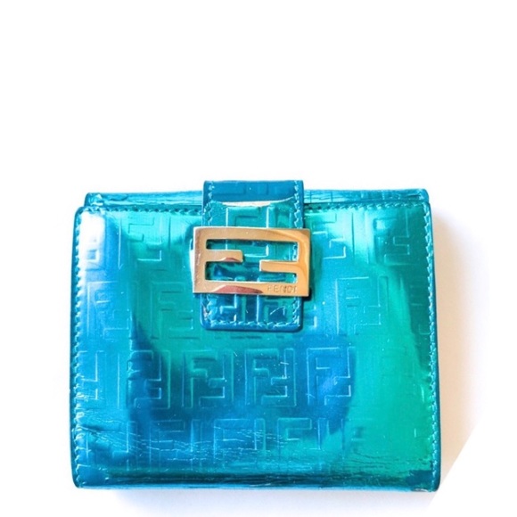 Fendi Handbags - FENDI - Laminated Leather Small Wallet